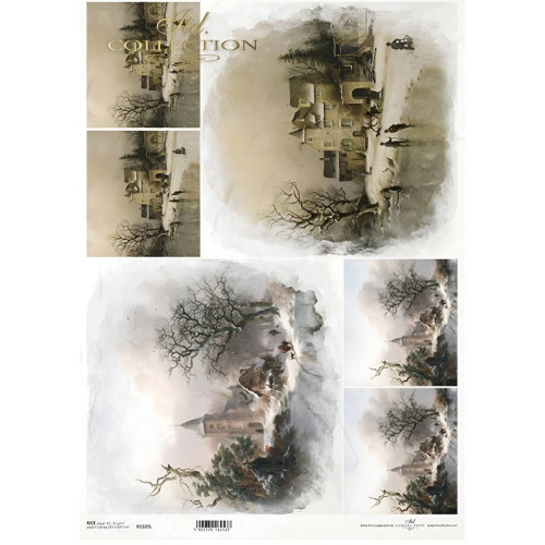 ITD COLLECTION ДЕКУПАЖНА ОРИЗОВА ХАРТИЯ А3 - R1107L