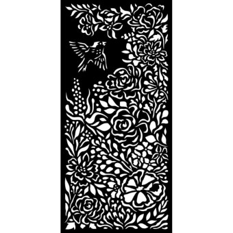 STAMPERIA MEDIA STENCIL - TEMPLATE 12 X 25 CM - KSTDL59
