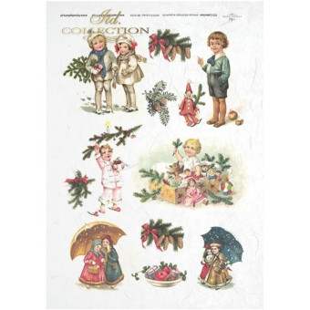 ITD COLLECTION ДЕКУПАЖНА ОРИЗОВА ХАРТИЯ А4 - R0204