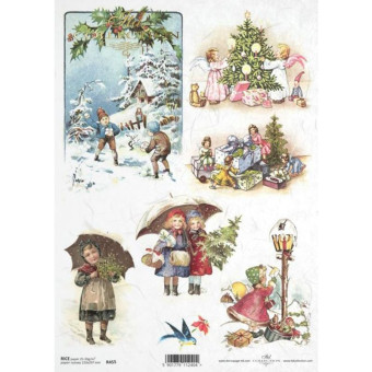 ITD COLLECTION ДЕКУПАЖНА ОРИЗОВА ХАРТИЯ А4 - R0455
