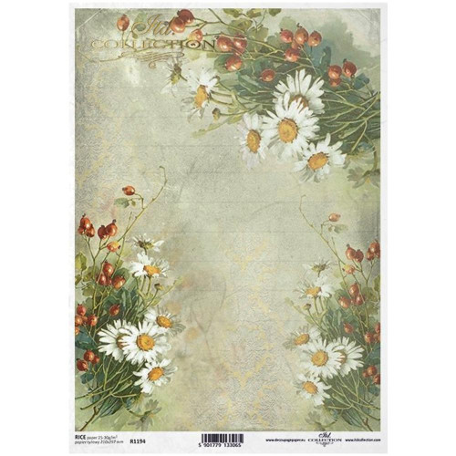 ITD COLLECTION DECOUPAGE RICE PAPER A4 - R1194