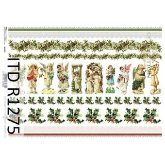 ITD COLLECTION ДЕКУПАЖНА ОРИЗОВА ХАРТИЯ А4 - R1275