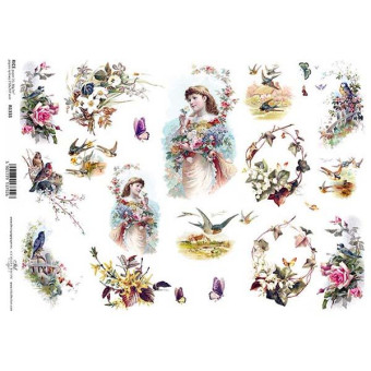 ITD COLLECTION ДЕКУПАЖНА ОРИЗОВА ХАРТИЯ А4 - R1333