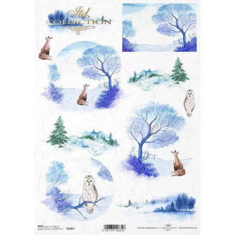 ITD COLLECTION ДЕКУПАЖНА ОРИЗОВА ХАРТИЯ А4 - R1467