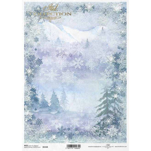 ITD COLLECTION DECOUPAGE RICE PAPER A4 - R1518