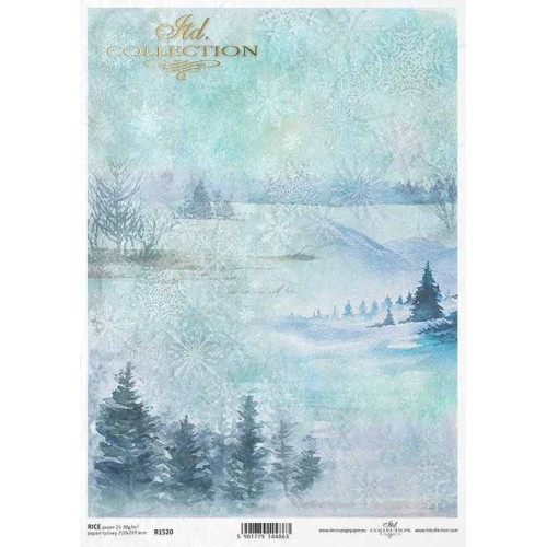 ITD COLLECTION DECOUPAGE RICE PAPER A4 - R1520