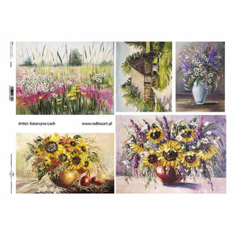 ITD COLLECTION DECOUPAGE RICE PAPER A3 - R0109L