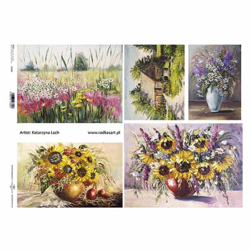 ITD COLLECTION DECOUPAGE RICE PAPER A3 - R0109L