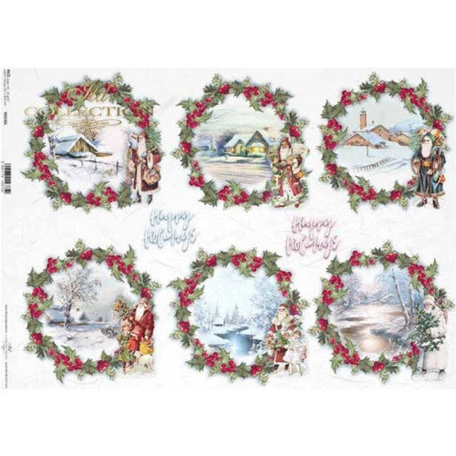 ITD COLLECTION DECOUPAGE RICE PAPER A3 - R0330L