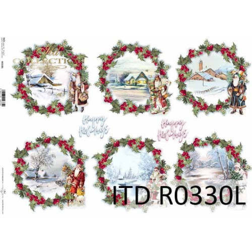ITD COLLECTION DECOUPAGE RICE PAPER A3 - R0330L