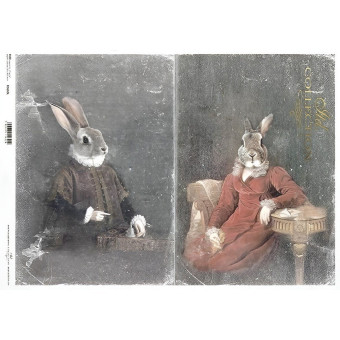 ITD COLLECTION DECOUPAGE RICE PAPER A3 - R0660L