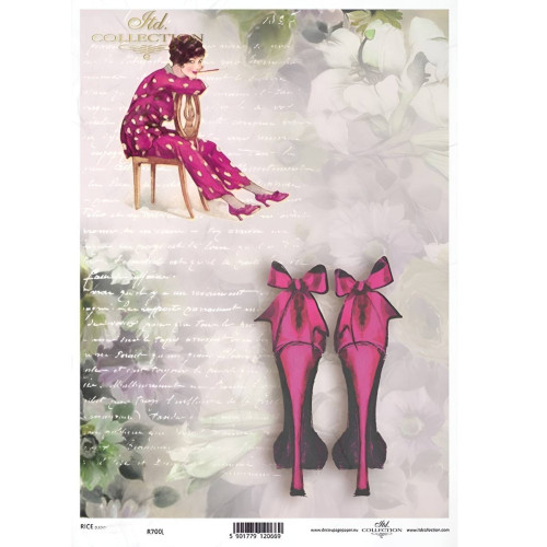 ITD COLLECTION DECOUPAGE RICE PAPER A3 - R700L