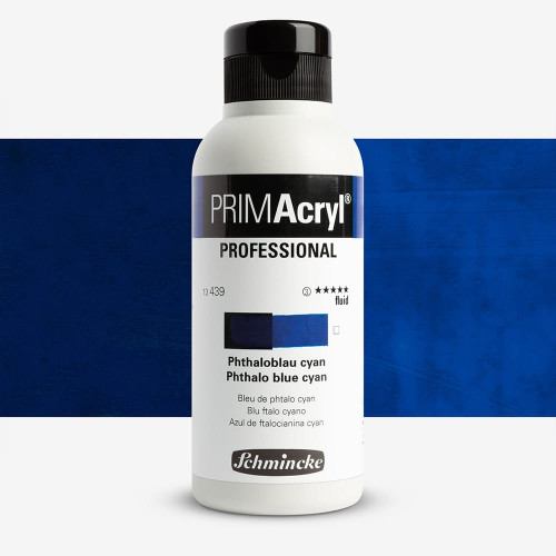 SCHMINCKE АКРИЛНА БОЯ 250 МЛ PRIMACRYL PHTH BLUE CYAN FLUID
