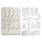 STAMPERIA CLASSIC CHRISTMAS SILICONE MOLD KACMA620