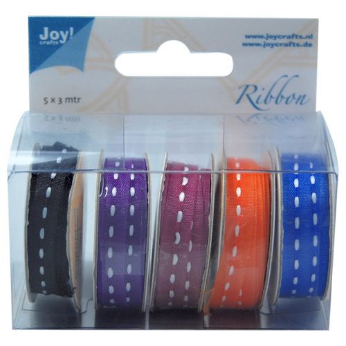 JOY CRAFTS ТАФТА 6 ММ 5 РОЛКИ Х 3 М - 6300/0245