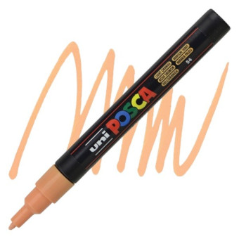 POSCA АКРИЛЕН МАРКЕР PC-3M, 0.9-1.3 MM - LIGHT ORANGE