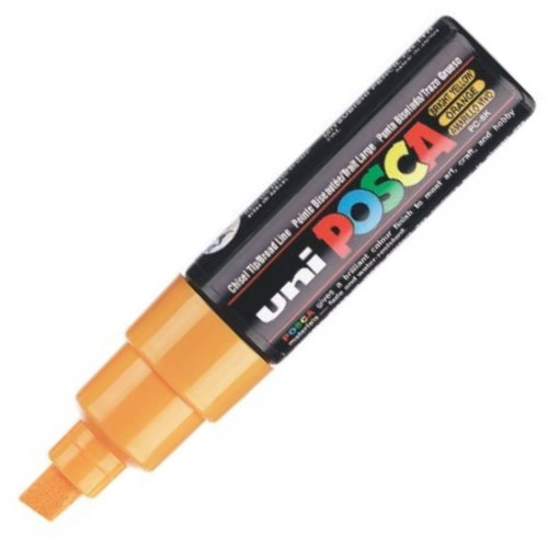 POSCA ACRYLIC MARKER PC-8K, 8 MM - BRIGHT YELLOW