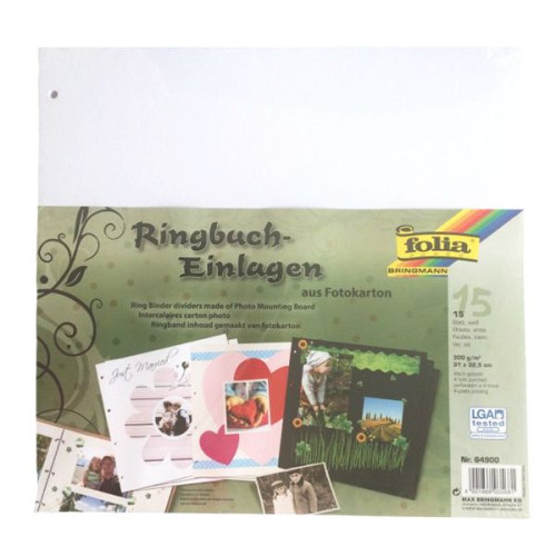 FOLIA DIVIDERS FOR DECORATION FOLDER - 31/32.5 CM.