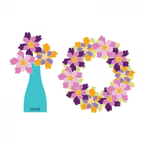 SIZZIX BIGZ DIE CUTTING DIES - FLOWER LAYERS #4