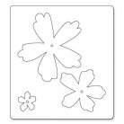 SIZZIX BIGZ DIE CUTTING DIES - FLOWER LAYERS #4