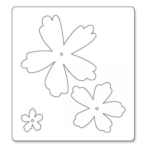 SIZZIX BIGZ DIE CUTTING DIES - FLOWER LAYERS #4