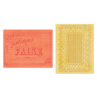 SIZZIX ПАПКИ ЗА РЕЛЕФ - ANTIQUE FAIRE & LACE SET