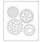 SIZZIX BIGZ ЩАНЦИ ЗА ИЗРЯЗВАНЕ - LOVE GEARS