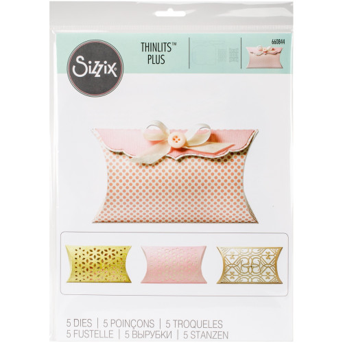 SIZZIX THINLITS ЩАНЦИ ЗА ИЗРЯЗВАНЕ - BOX, PILLOW