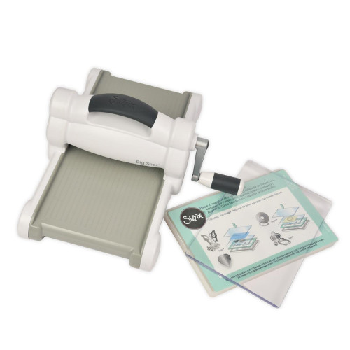 SIZZIX BIG SHOT STARTER KIT WHITE & GRAY - СТАРТОВ КОМПЛЕКТ
