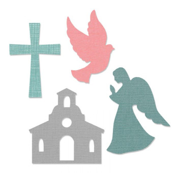 SIZZIX BIGZ L ЩАНЦИ ЗА ИЗРЯЗВАНЕ - CHURCH SET