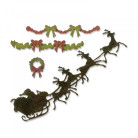 SIZZIX THINLITS DIES - VILLAGE CHRISTMASTIME