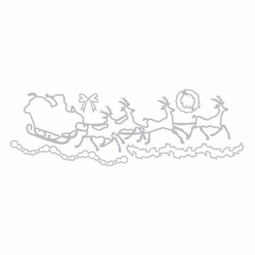 SIZZIX THINLITS DIES - VILLAGE CHRISTMASTIME