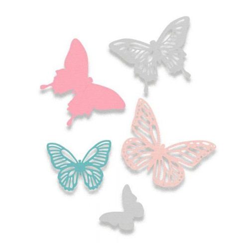 SIZZIX THINLITS DIES FOR CUTTING - BUTTERFLIES