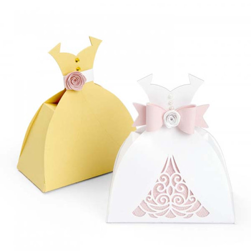 SIZZIX THINLITS DIES FOR CUTTING - DRESS BOX