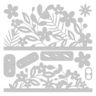 SIZZIX THINLITS DIES FOR CUTTING - FLORAL EDGES #2