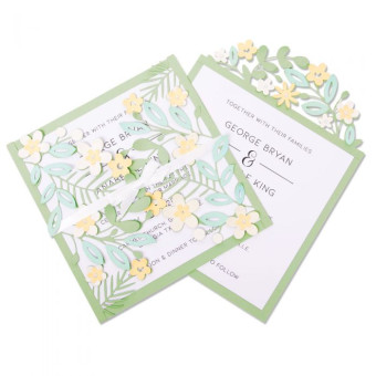 SIZZIX THINLITS DIES FOR CUTTING - FLORAL EDGES #2