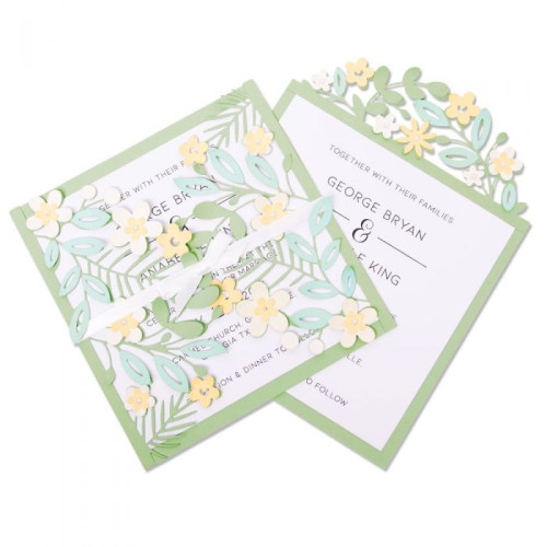 SIZZIX THINLITS DIES FOR CUTTING - FLORAL EDGES #2