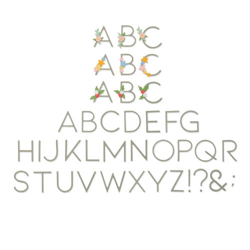 SIZZIX THINLITS ЩАНЦИ ЗА ИЗРЯЗВАНЕ - DECORATIVE TYPE