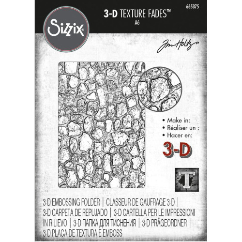 SIZZIX ПАПКИ ЗА РЕЛЕФ 3D - COBBLESTONE #2