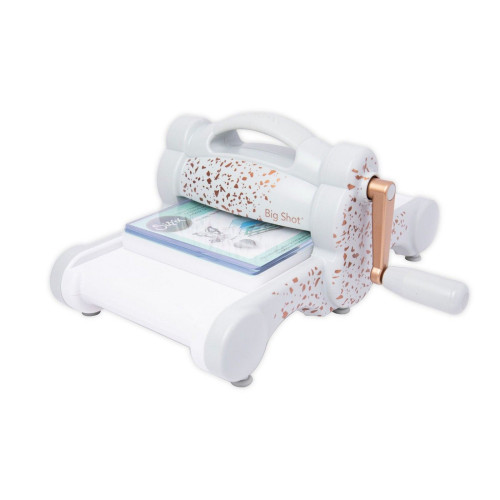 SIZZIX BIG SHOT STARTER KIT LIMITED EDITION GRAY & ROSE GOLD