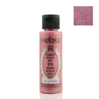 CADENCE АКРИЛНА БОЯ DIAMOND METALLIC 70 МЛ - L. PINK 671