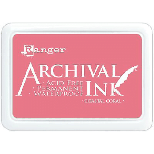 RANGER ARCHIVAL PERMANENT INK - COASTAL CORAL