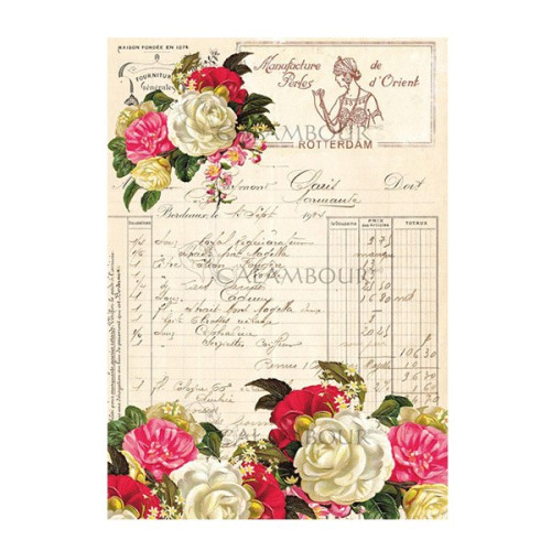 CALAMBOUR DECOUPAGE PAPER A4 - TT 012