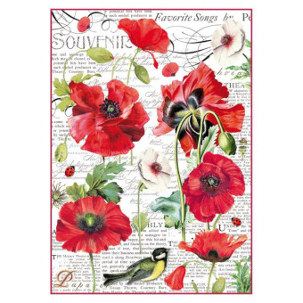 STAMPERIA DECOUPAGE RICE PAPER A4 - DFSA4306