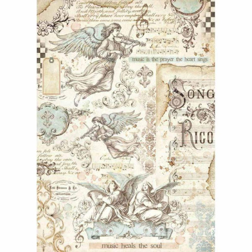 STAMPERIA DECOUPAGE RICE PAPER A4 - DFSA4321