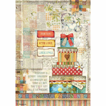 STAMPERIA DECOUPAGE RICE PAPER A4 - DFSA4331