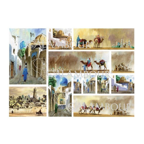 CALAMBOUR DECOUPAGE PAPER 48/33 CM - DGR 75