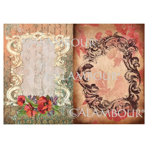 CALAMBOUR ДЕКУПАЖНА ХАРТИЯ 48/33 СМ - DGR 113
