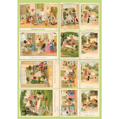 CALAMBOUR DECOUPAGE PAPER 48/33 CM - DGR 14