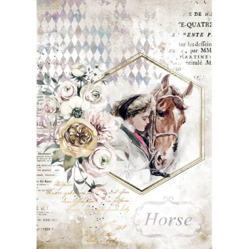 STAMPERIA DECOUPAGE RICE PAPER A4 - DFSA4580